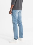 Men's STRAIGHT LEG denim pants - light blue V2 OM-PADP-0133