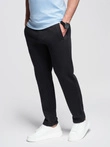 Pantaloni de trening pentru bărbați cu picior fără căptușeală - negru V5 OM-PABS-0206