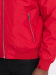 Pánská bunda bomber Swede - červená V14 OM-JANP-0115