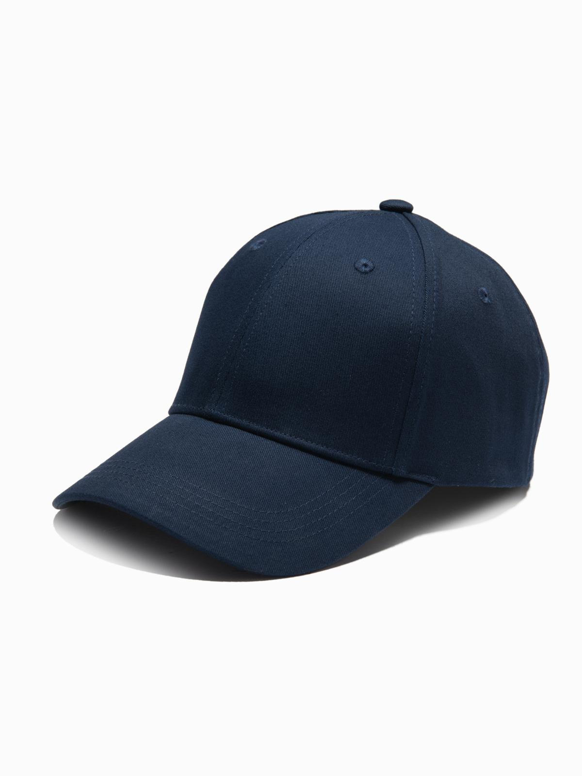 Cap Colour One-color men's baseball cap - navy blue V2 OM-ACCS-0105 | Ombre.com ...