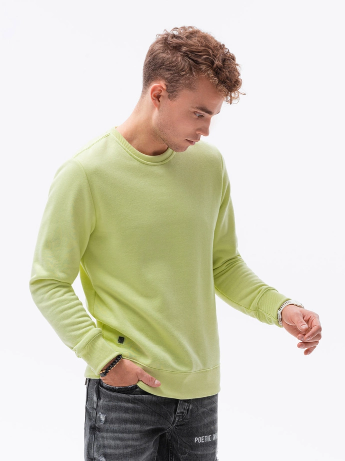 Men's plain sweatshirt - lime B978