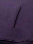 Viengungio džemperis su kišenėmis ir gobtuvu - violetinės spalvos V13 OU-SNBC-0105