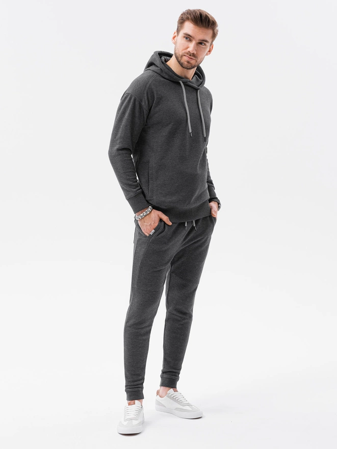 Men's set hoodie + pants - dark grey Z49