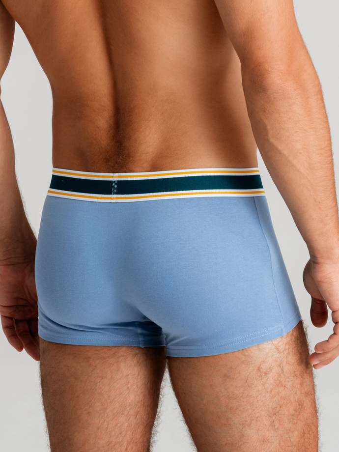 Klasické pánske boxerky s ozdobným elastickým pásom - 3 balenia OM-UNBO-0110