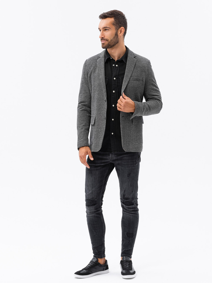 Sacou casual barbati - negru M162