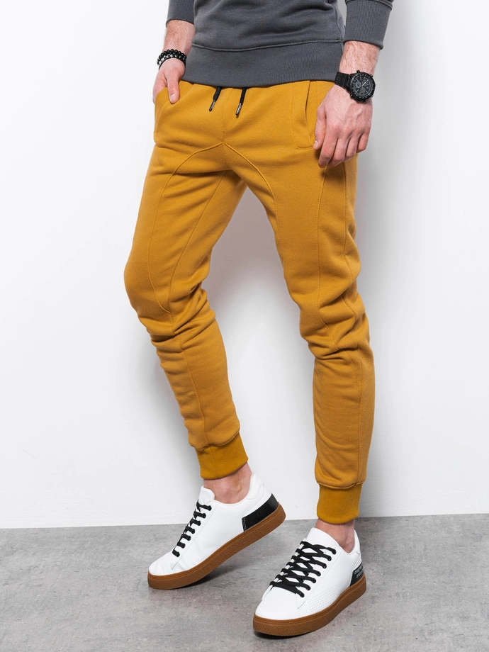 JOGERRY men's sweatpants - mustard V14 OM-PABS-0134