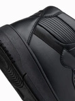 Men's insulated sneaker boots with high upper - black V6 OM-FOSH-0139
