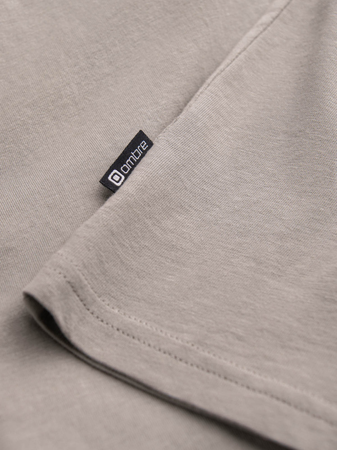 Pánské tričko s potiskem ve stylu motorky - popel V3 OM-TSPT-0125