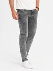 Men's classic washed REGULAR FIT jeans - gray V4 OM-PADP-0217