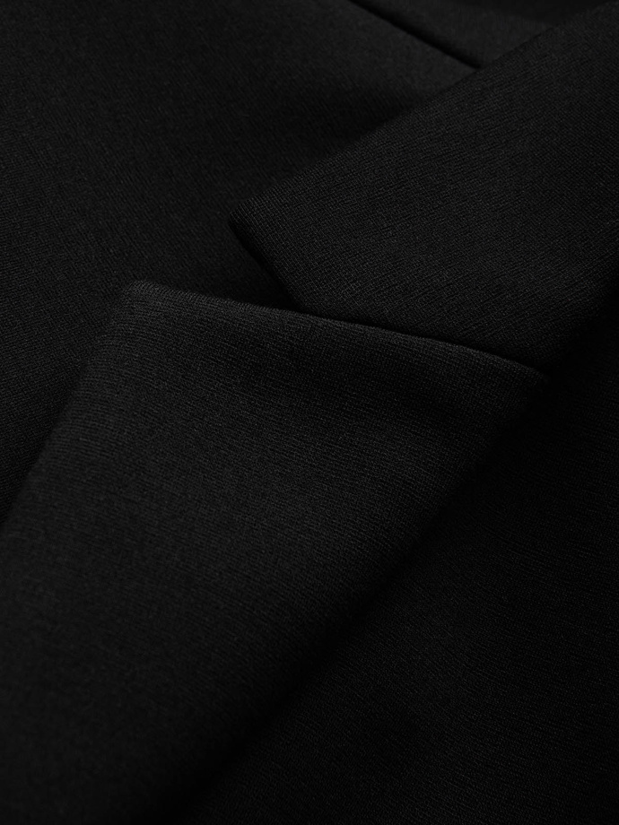 Men's jacket with patch pockets - black V5 OM-BLZB-0127