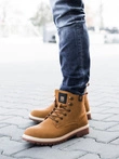Men's winter shoes trappers - beige T314