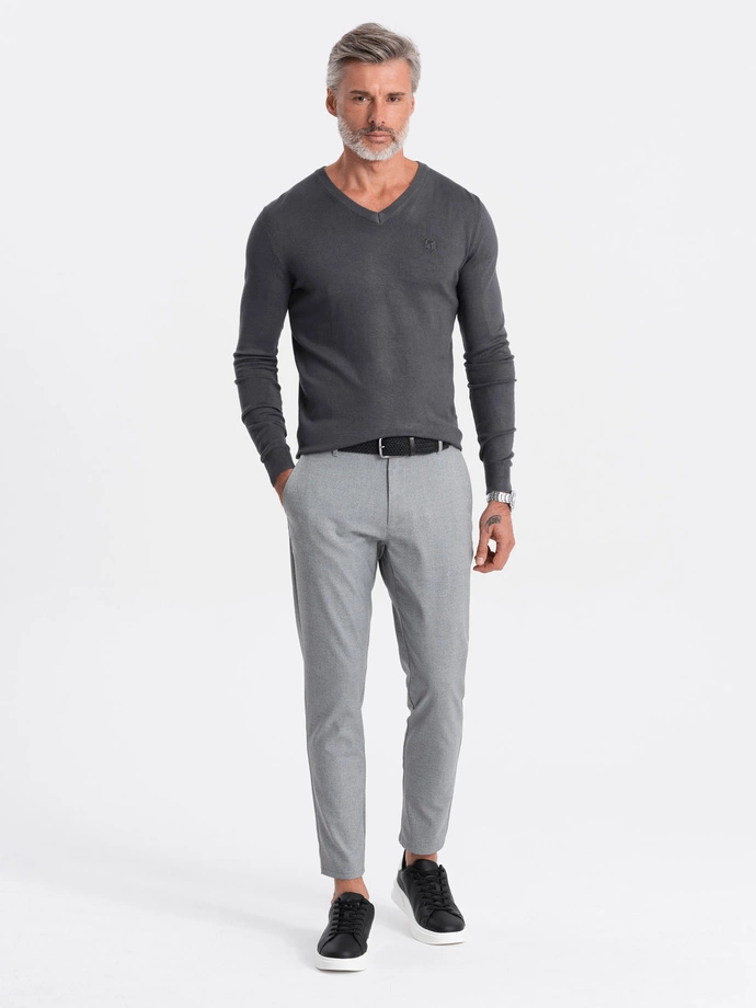 Men's sweater - dark grey E191