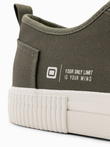 Classic men's BASIC low sneakers - olive V3 OM-FOTL-0145