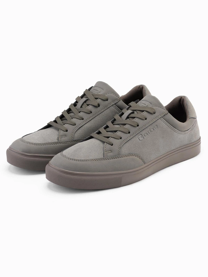 Men's monochromatic streetwear style shoes - olive V4 OM-FOTL-0183