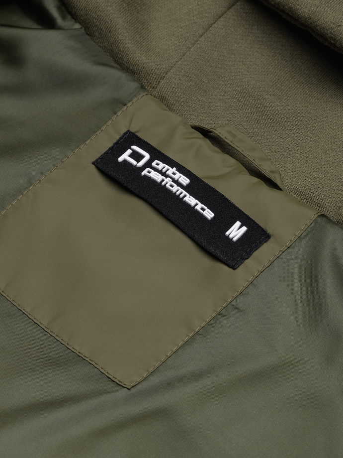 Men's mid-season jacket - olive C601