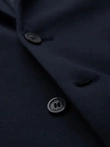 Men's knitted jacket with a fitted cut - navy blue V3 OM-BLZB-0100