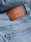 Pantaloni din denim CARROT FIT pentru bărbați cu frecare subtilă - albastru deschis V2 OM-PADP-0162