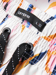 Men's swim shorts in colorful print - white V2 OM-SRBS-0140
