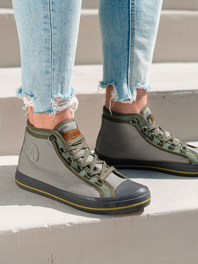 Pantofi sport pentru bărbați - gri V3 T375