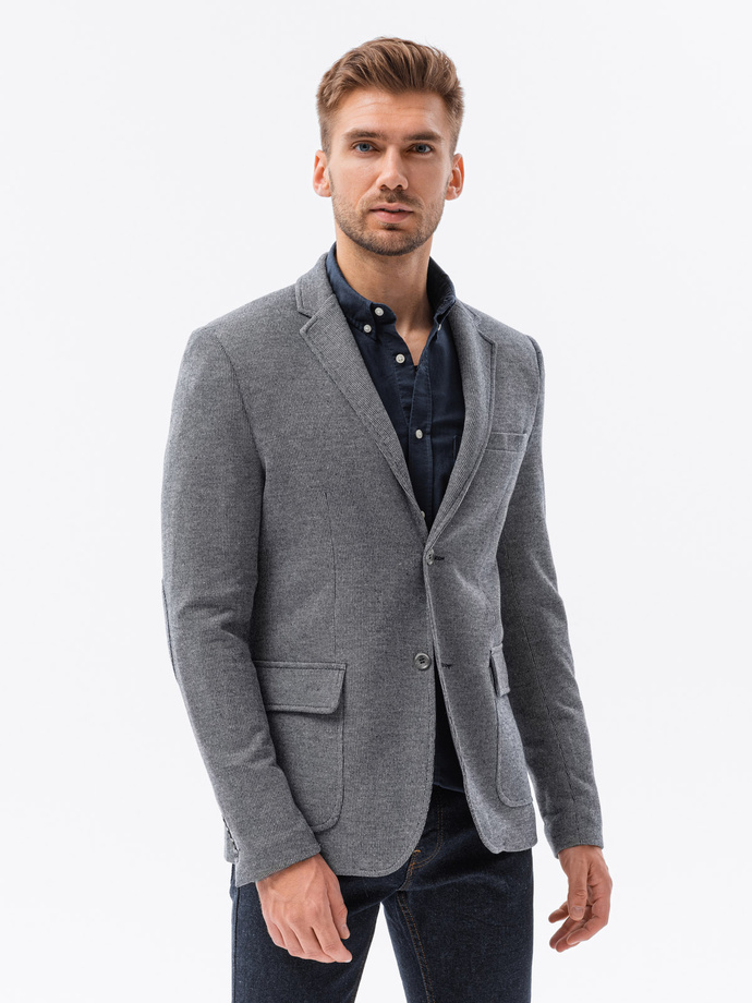 Pánské casual sako - námořnická modrá M162