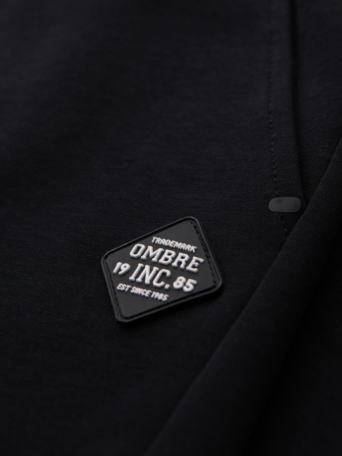 Pantaloni de trening bărbătești din tricot structurat - grafit V5 OM-PASK-0211