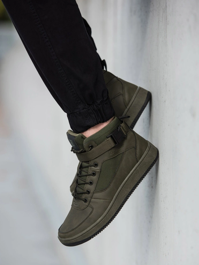 Pánské sneakers boty - khaki T317