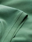 Pánská jednobarevná pletená polokošile BASIC - zelená V11 OM-POBS-0100