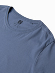 Men's plain t-shirt - denim S1370