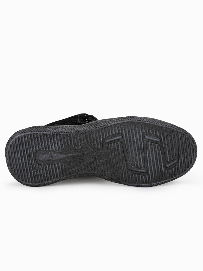 Trappers de iarna barbati - negru T380