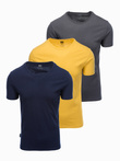 BASIC 3-pack cotton t-shirt set - mix V4 Z30
