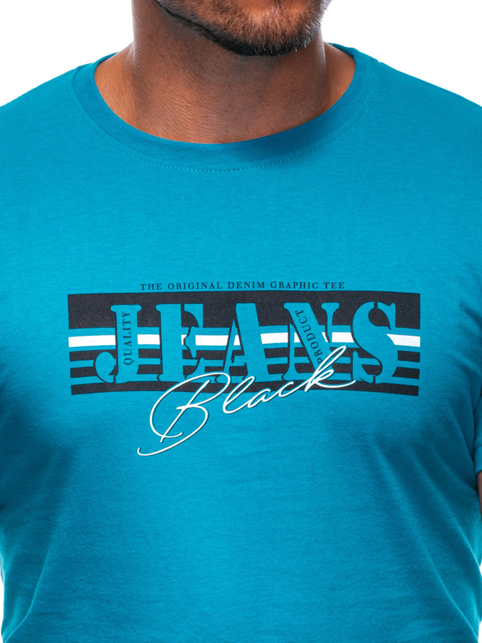 Men's t-shirt S2012 - light turquoise