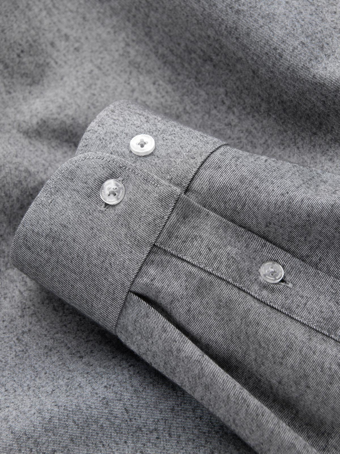 Vyriški REGULAR FIT marškinėliai su kišenėmis - pilki melanžiniai V3 OM-SHCS-0148