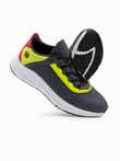 Vyriški sportbačiai su neoniniais intarpais - graphite V3 OM-FOKS-0118