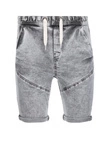 Pantaloni scurti din denim barbati - gri W361