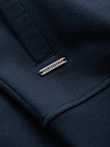 Bărbați bomber de bumbac bomboane sweatshirt descheiat - albastru marin V4 OM-SSZP-0215