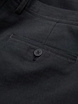 Men's classic chino pants with fine texture - graphite V4 OM-PACP-0188