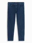 Blugi clasici SLIM FIT pentru bărbați cu elastan - albastru închis V3 OM-PADP-0216