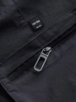 Pantaloni bărbătești JOGGER cu buzunare cargo cu fermoar și fermoar - grafit V6 OM-PAJO-0135