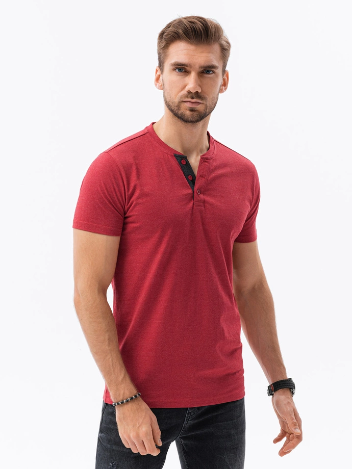 Tricou simplu barbati - rosu S1390