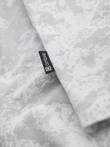 Men's patterned cotton short-sleeved T-shirt - white V1 OM-TSFP-0223
