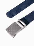 Men's belt A849 - navy