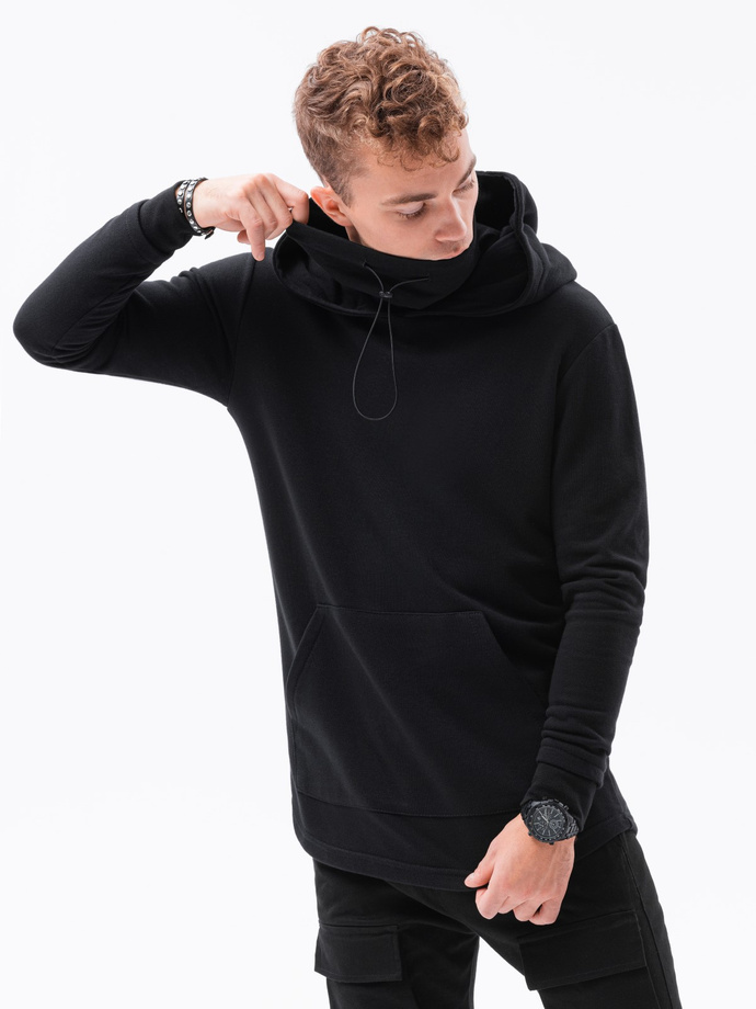 Men's hoodie New York - black B1012