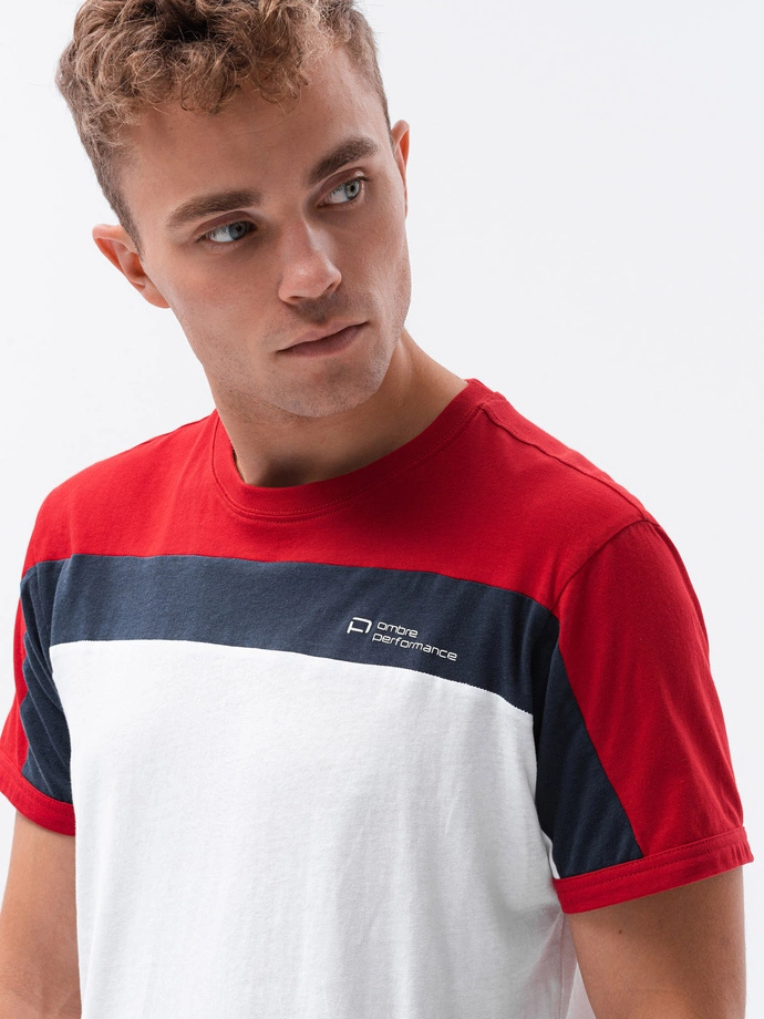 Men's t-shirt - red S1631