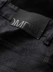 Pánské kalhoty z voskované džínoviny SLIM FIT - černé V3 OM-PADP-0149
