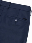 Pánske klasické chino nohavice SLIM FIT - tmavomodré V1 OM-PACP-0182
