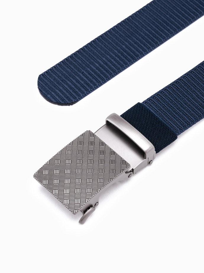 Men's belt A849 - navy