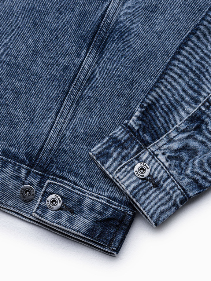 Men's denim katana jacket - denim V4 OM-JADJ-0123