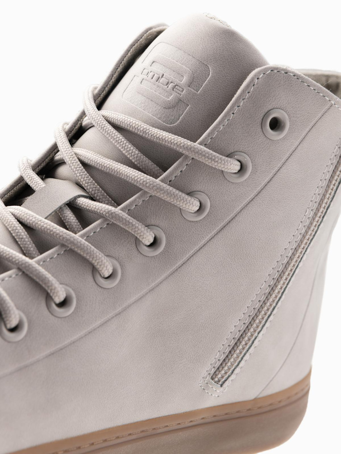 Men's ankle sneakers with rubber sole - ash V3 OM-FOTH-0187 