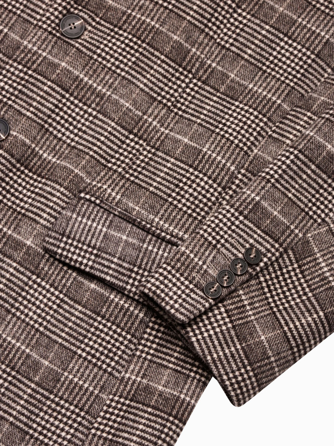 Men's coat- brown C499