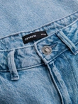 Pánské mramorované džínové kalhoty CARROT FIT - světle modré V1 OM-PADP-0225